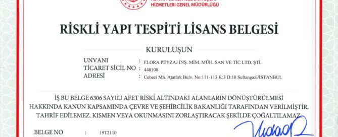 Riskli Yapı Tespiti